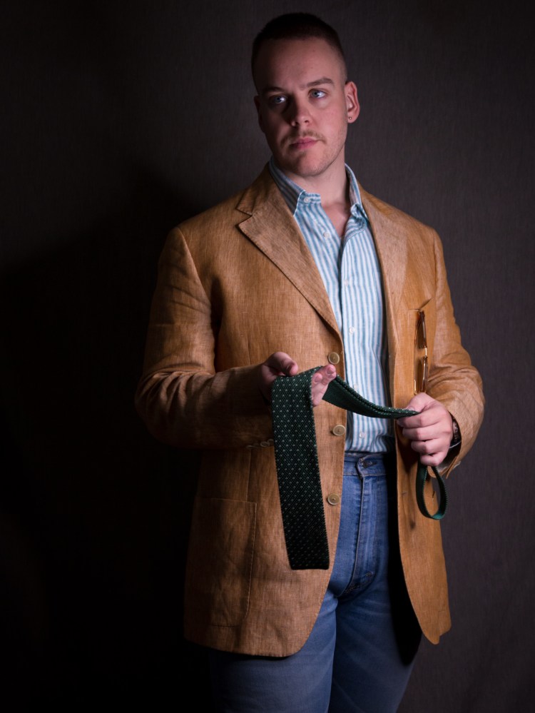 Corneliani Linen Jacket Italian Neapolitan Style