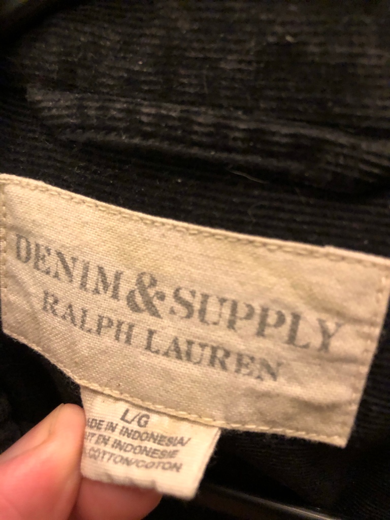 RL Denim and Supply Tags