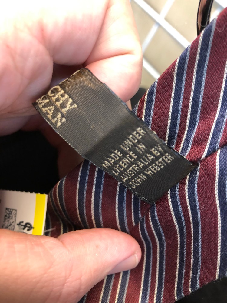 Givenchy Made Under License Tie - Not Worth Buying!