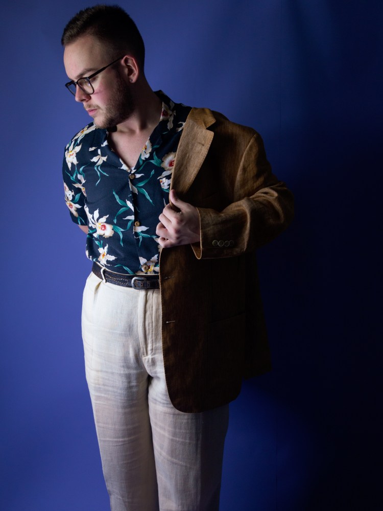 Paradise Found Star Orchid Aloha Hawaiian Shirt Style Outfit