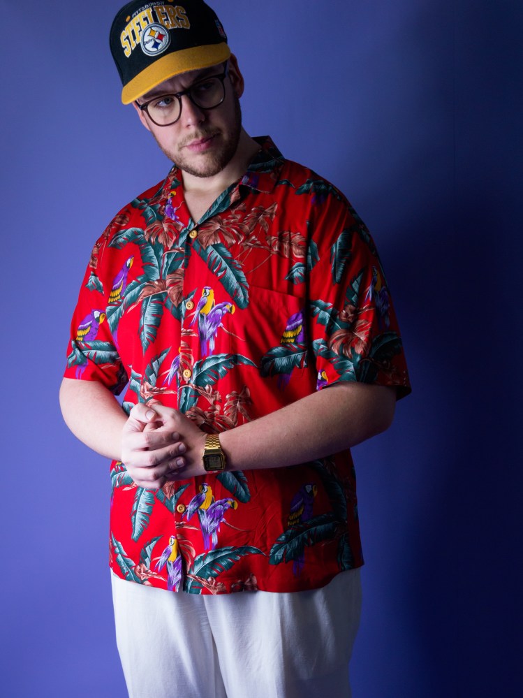 Paradise Found Jungle Bird Magnum PI Hawaiian Shirt Outfit