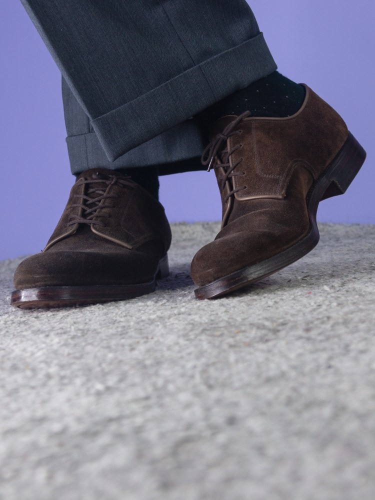 Crockett & Jones Grasmere 3 suede derby shoes