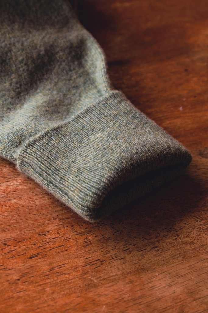 A Tempo Rubato Standard V Neck Lambswool Sweater in Verdant - Review